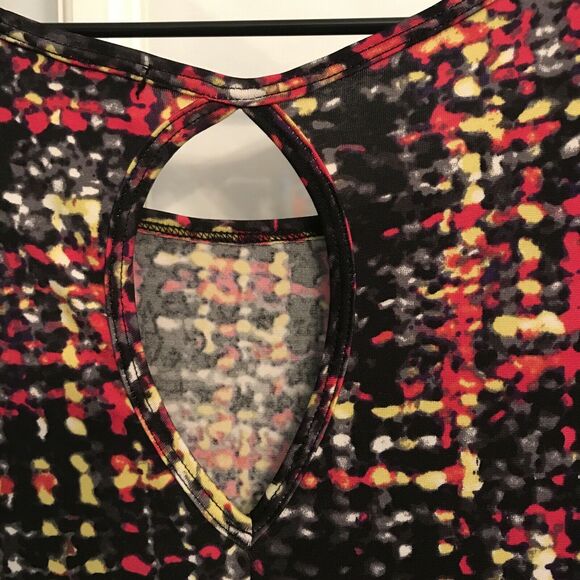 BeBop Womens Juniors Elastic Waist Casual Dress Size Small Multicolor IT POPS! - Picture 5 of 8